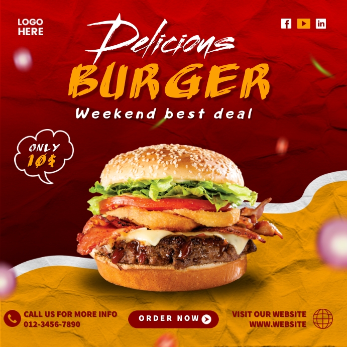 Delicious Burger Weekend Deal