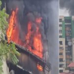 गाजियाबाद: गौड़ ग्रीन एवेन्यू सोसाइटी के 8 फ्लैटों में भीषण आग, 9वीं से 13वीं मंजिल तक मचा तांडव