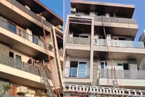 दिल्ली: विवेक विहार में AC ब्लास्ट से 6 फ्लैटों में भीषण आग, 9 की मौत; CM रेखा गुप्ता ने जताया शोक